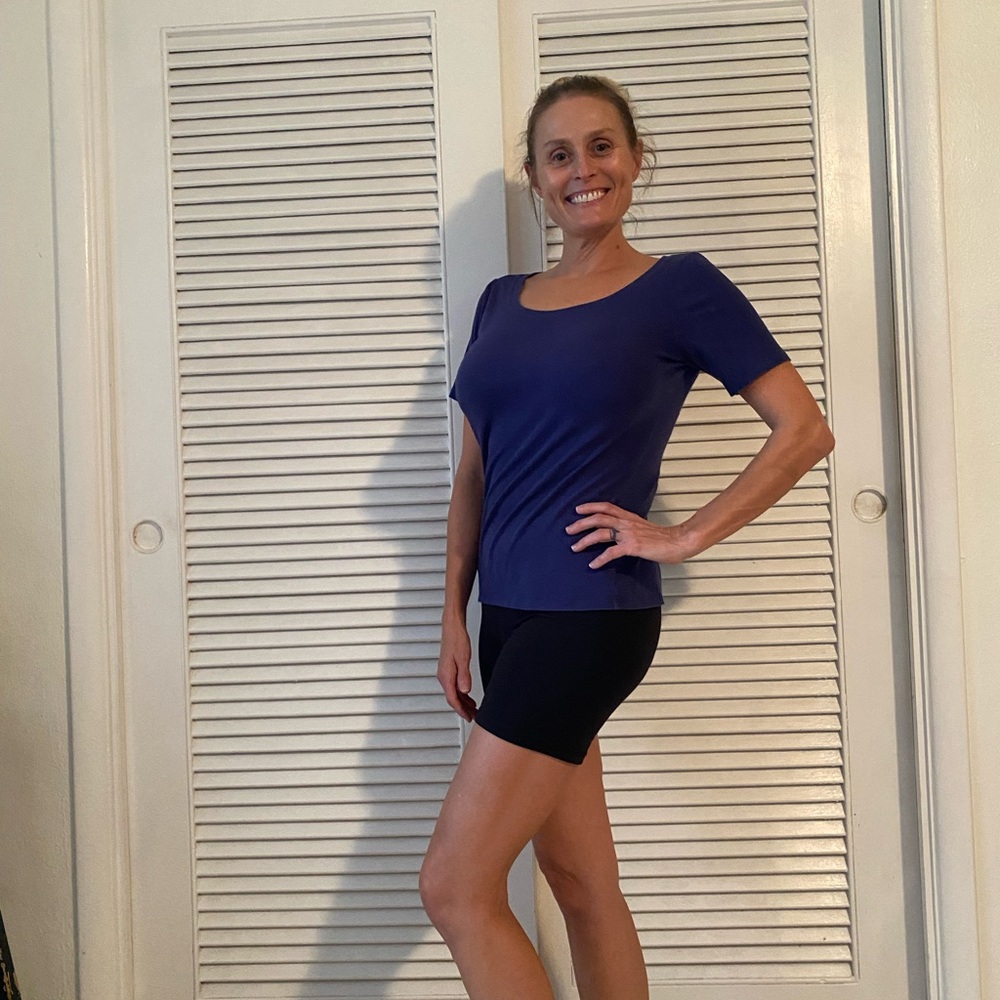 Eileen Fisher Royal Blue Tee